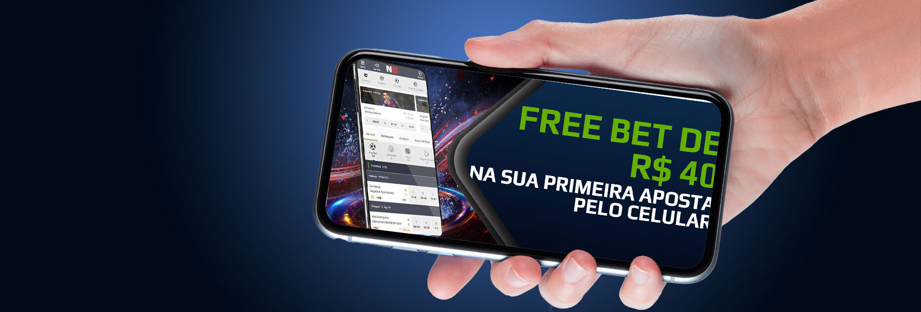 APOSTE EM EVENTOS AO VIVO E GANHE FREE BET