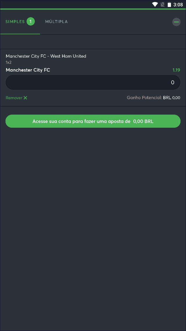 Como apostar pelo celular em futebol pela Sportsbet.io?