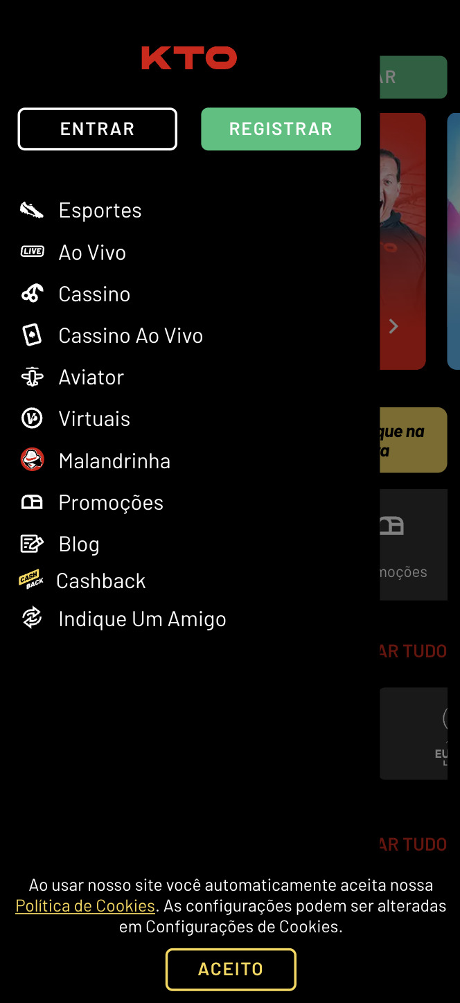 Avaliação do aplicativo KTO para apostas esportivas e jogos de cassino