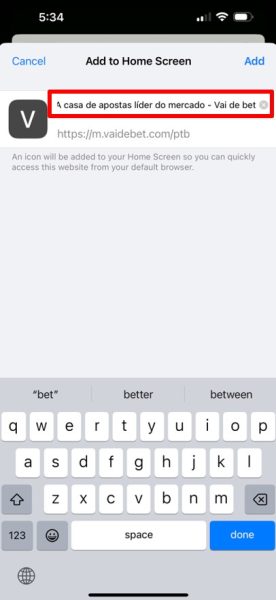 Vai de bet iOS app 4