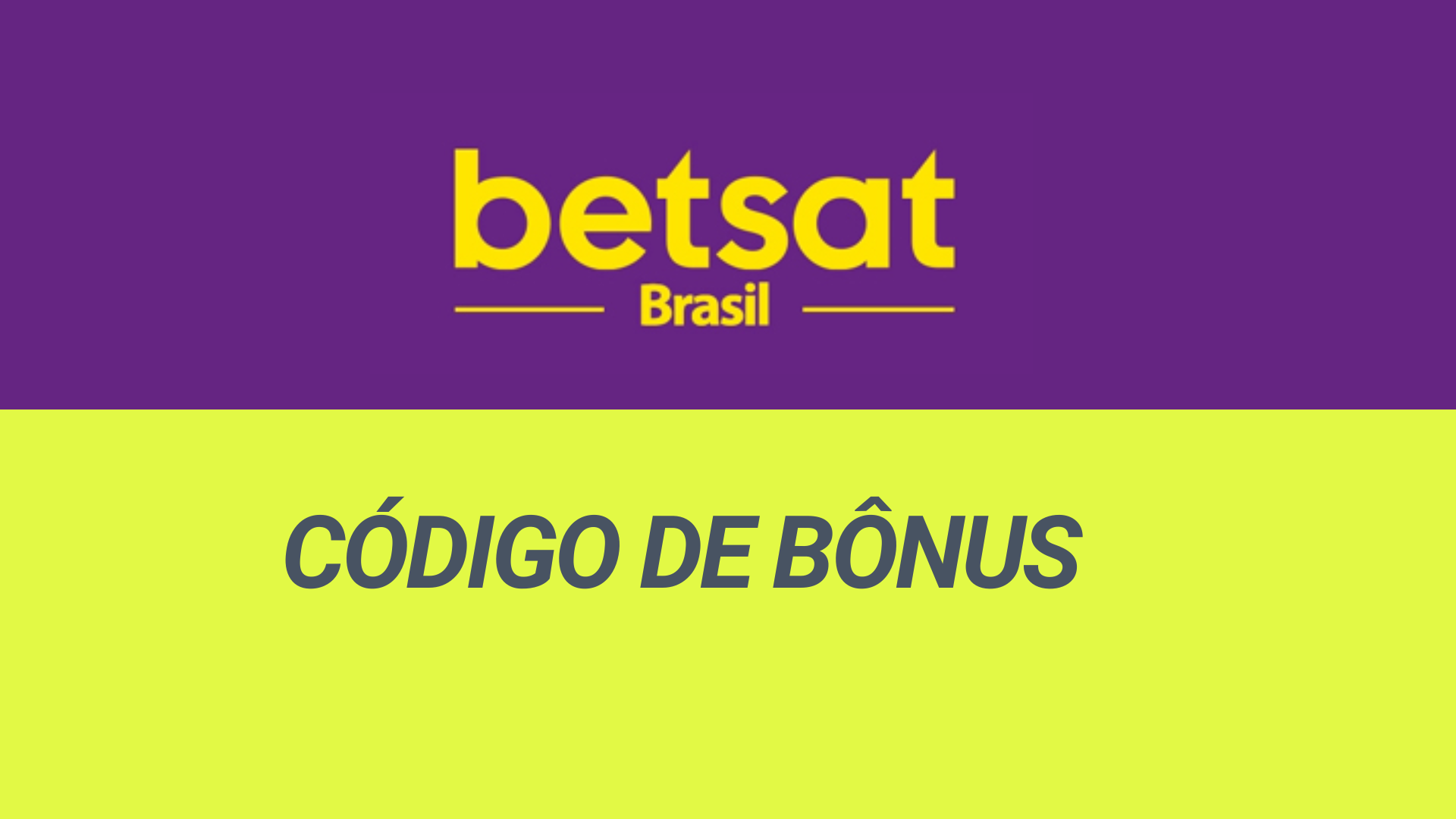 Betsat – R$15 de teste