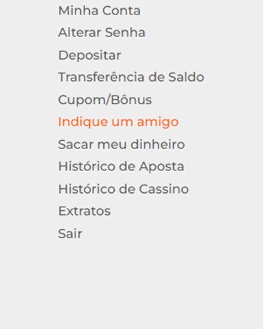 Clique na página Indique um Amigo