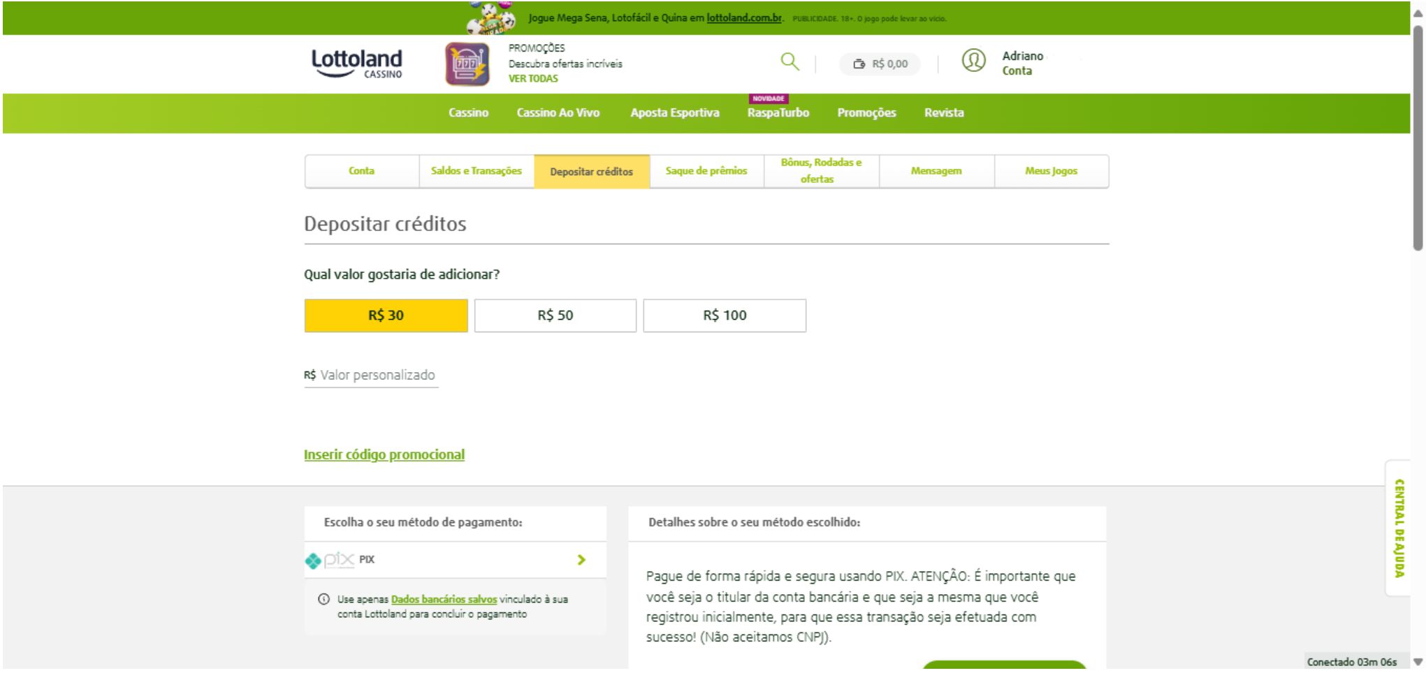 lottoland deposito