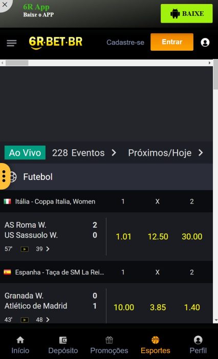 6rbet ao vivo