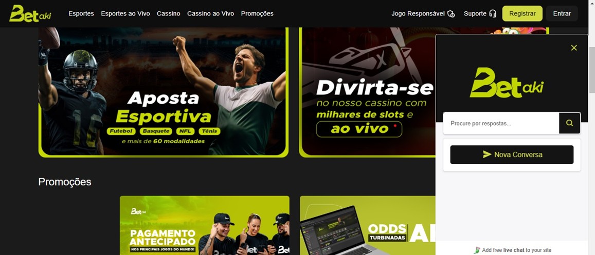 Betaki apoio cliente
