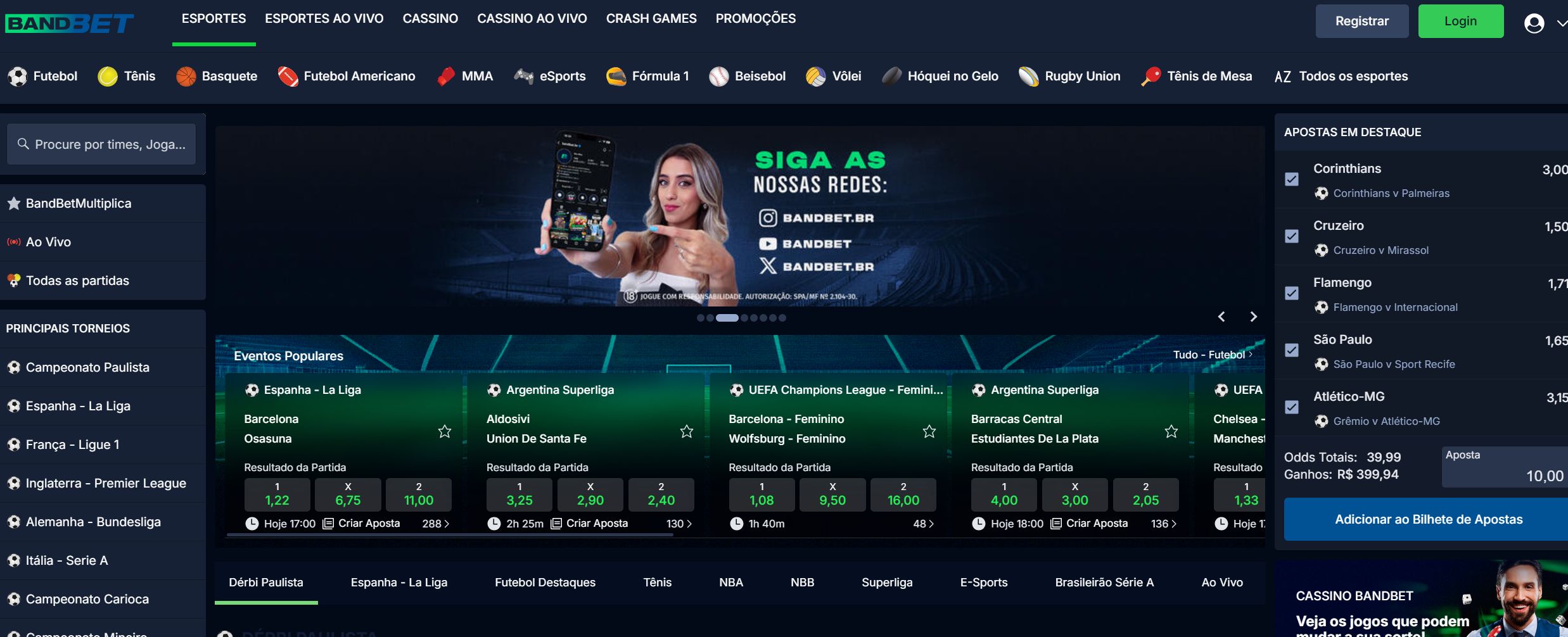 bandbet visual
