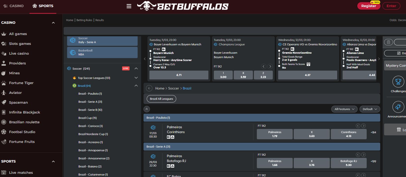 betbuffalos esportiva