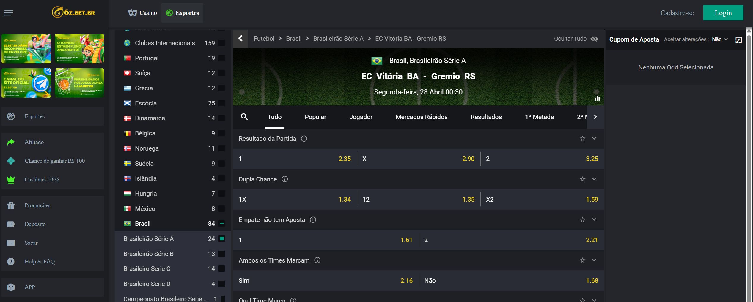 6zbet esportiva