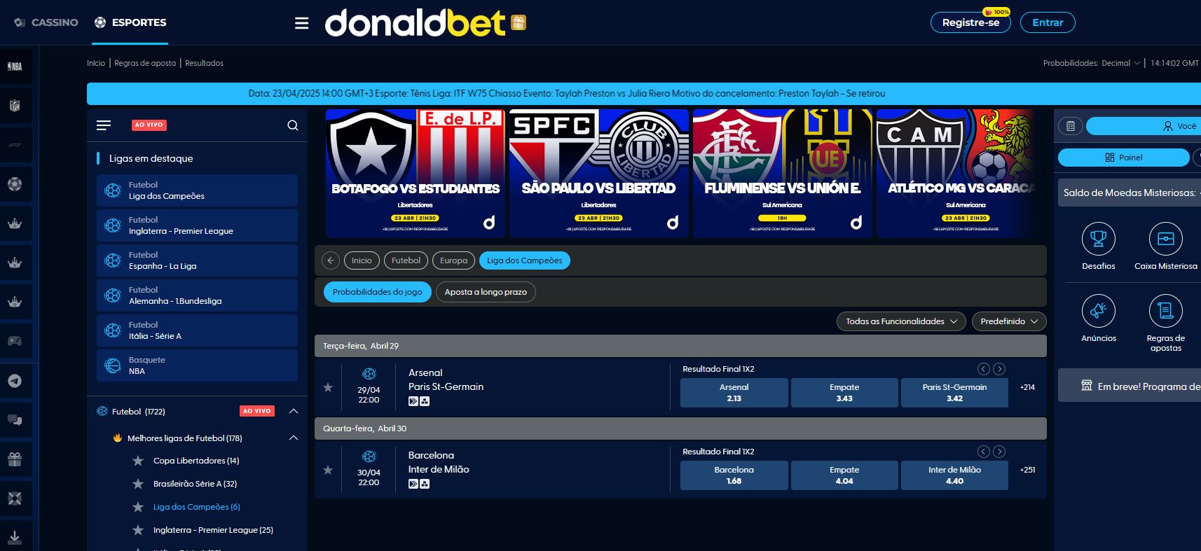 donaldbet esportiva