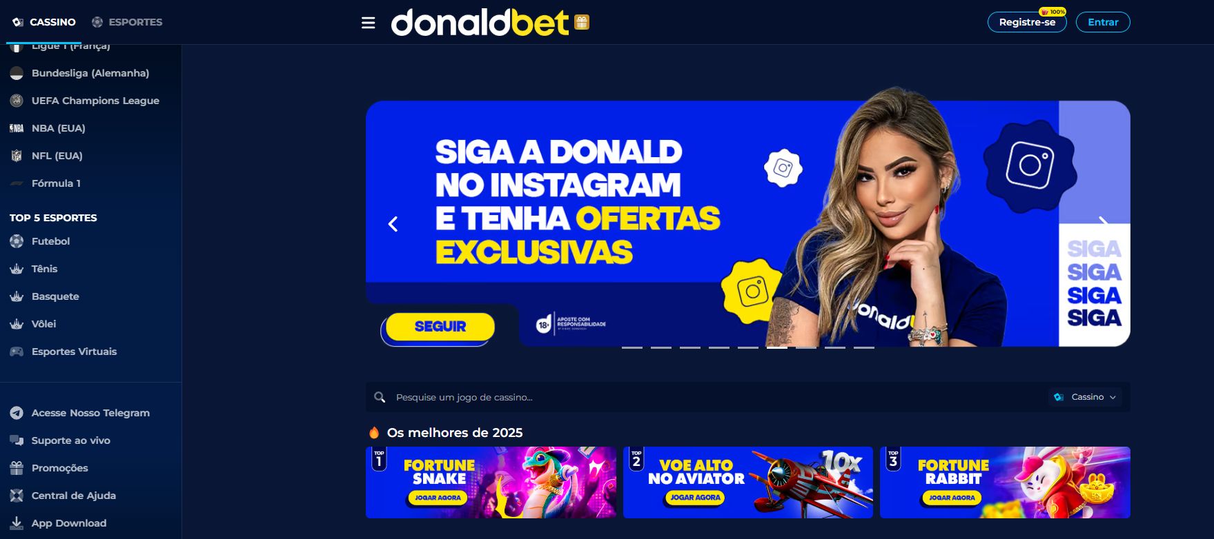 donaldbet visual