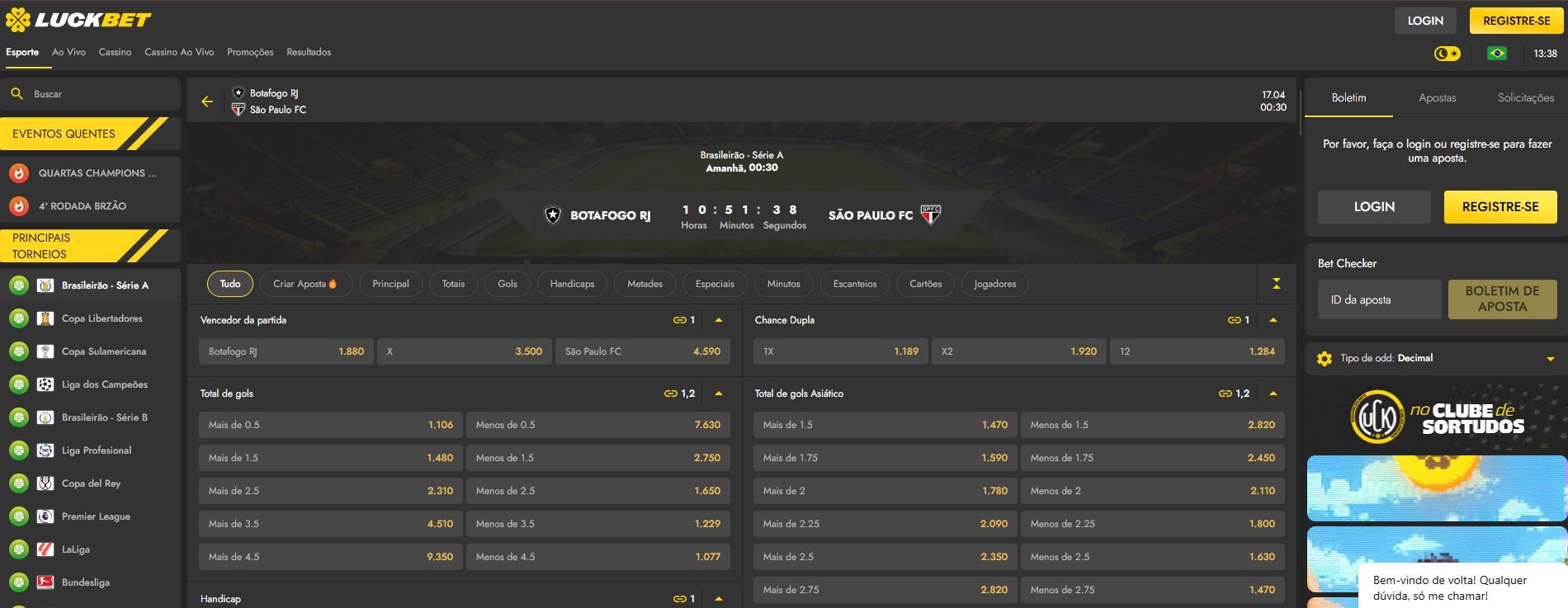 luck bet esportiva