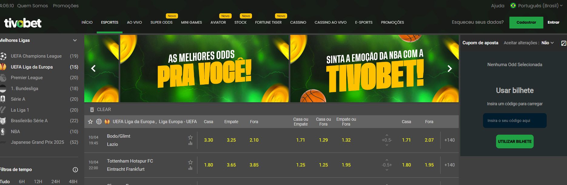 tivobet esportiva