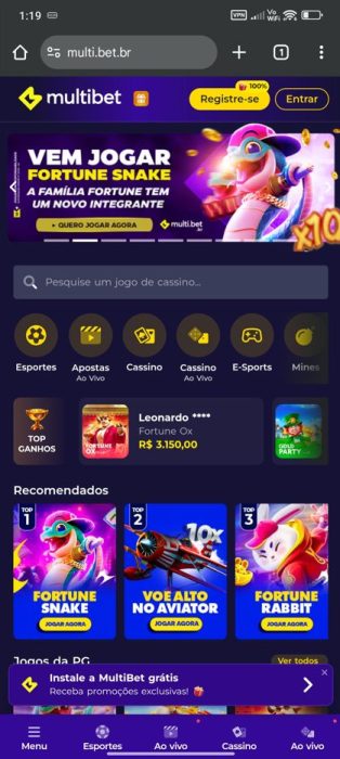 Multibet baixar android passo 1