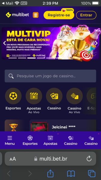 Multibet baixar iOS passo 2