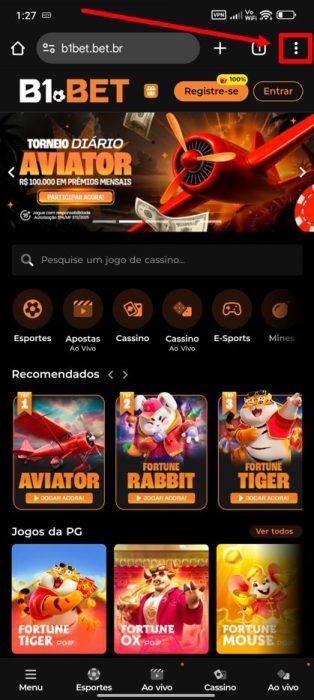 b1bet baixar android passo 2