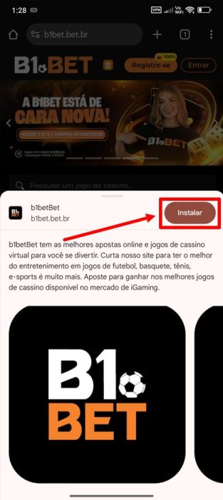 b1bet baixar android passo 4
