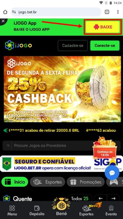 iJogo baixar passo 2