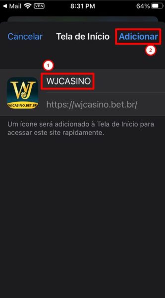 wjcasino passo 4
