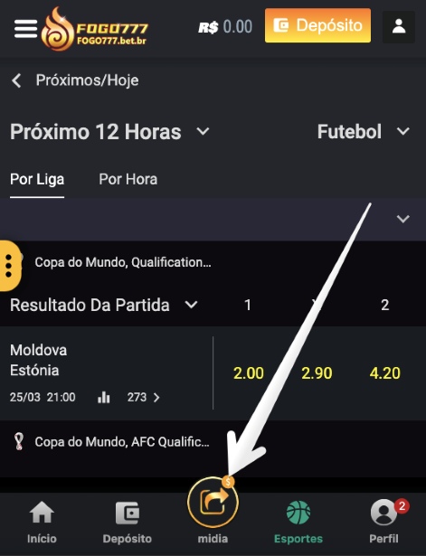 Acesso ao canal do Telegram