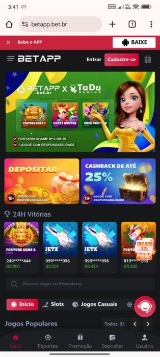 Bet app baixar android passo 2