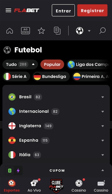 escolha a competição e o evento do seu interesse