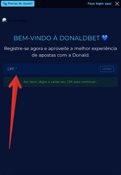 Digite CPF