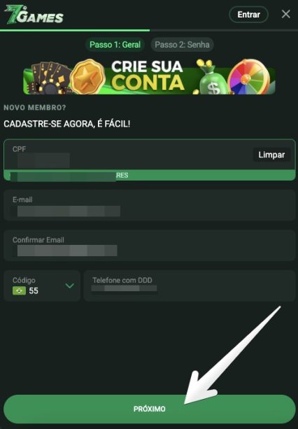 Formulário de cadastro