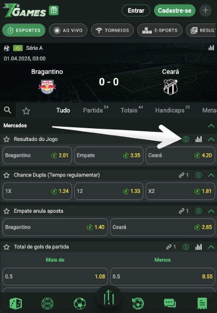 Função Encerrar Aposta