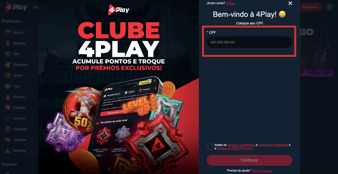 Infrome seu CPF