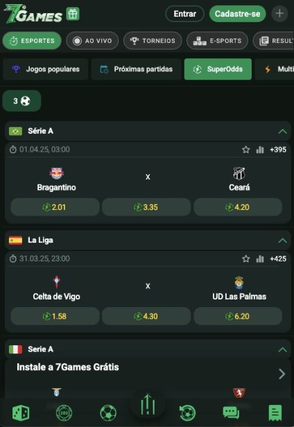 Promoção Super Odds