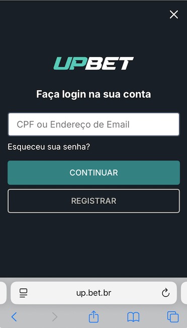 Toque em “Entrar” mais uma vez — e pronto