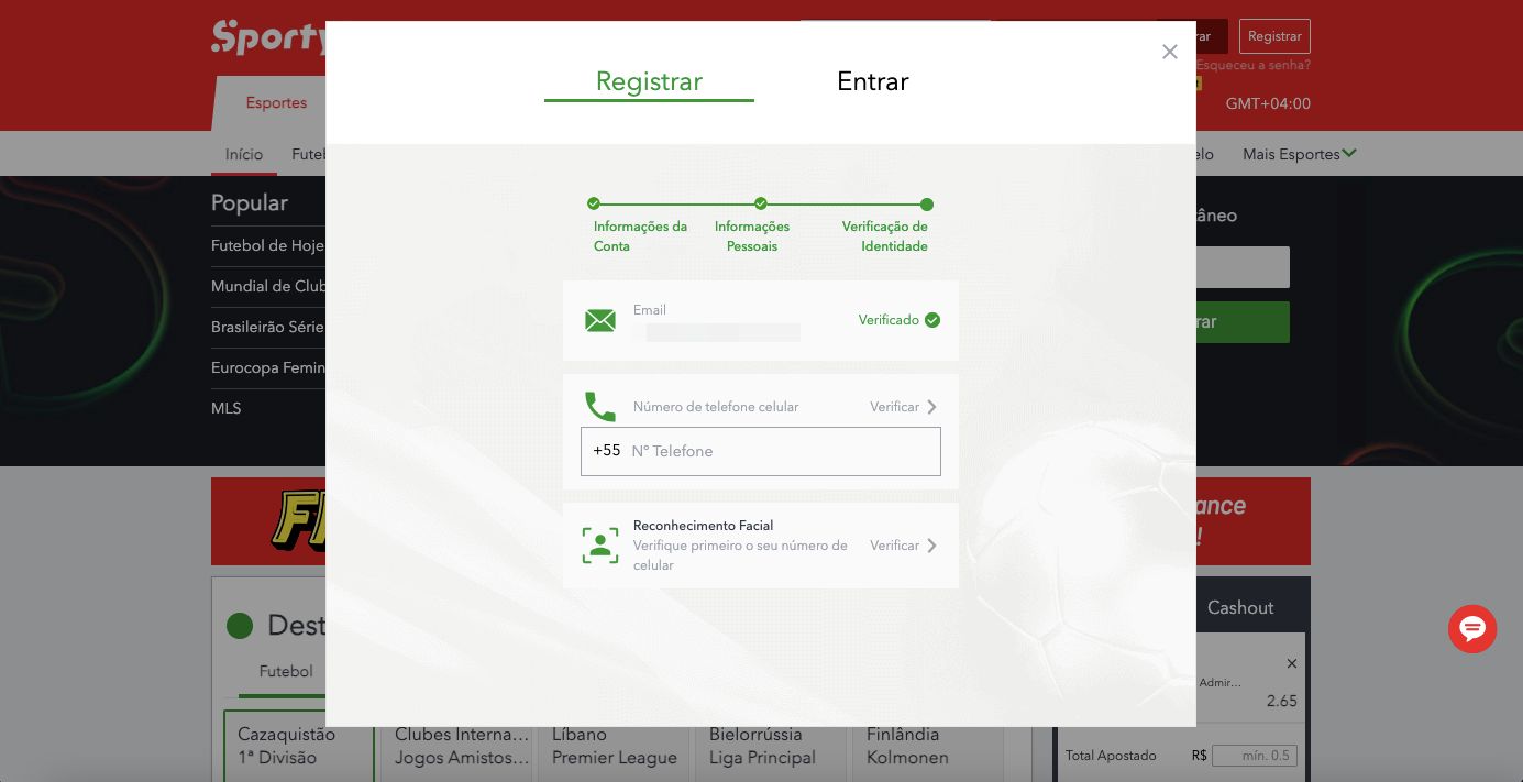 Verifique o número de celular