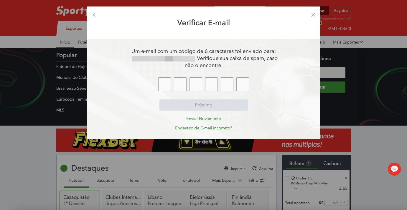 Verifique seu e-mail