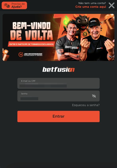 Acesso à conta Betfusion