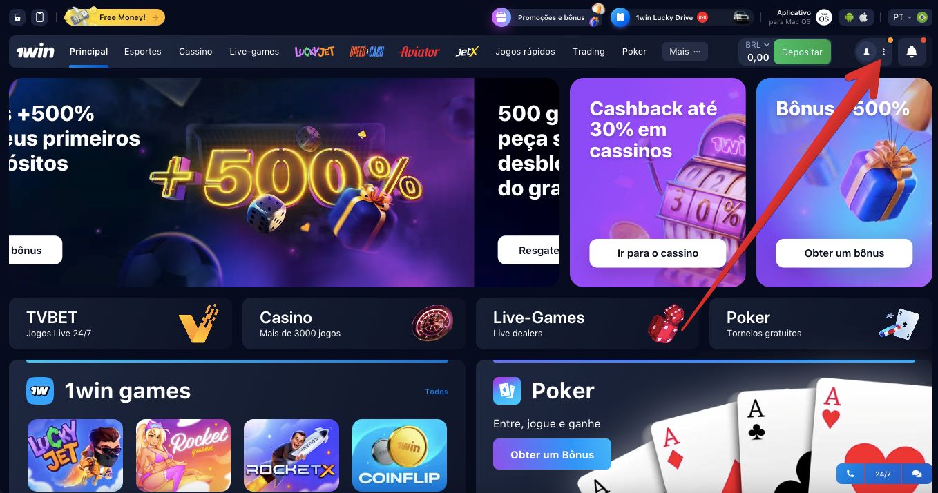 Agora você tem que verificar sua conta