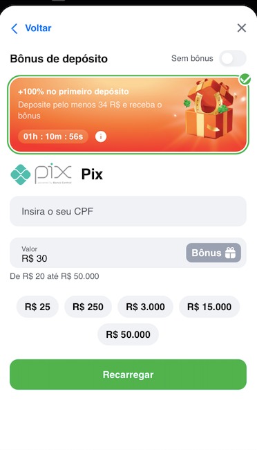 Valor a partir de R$30