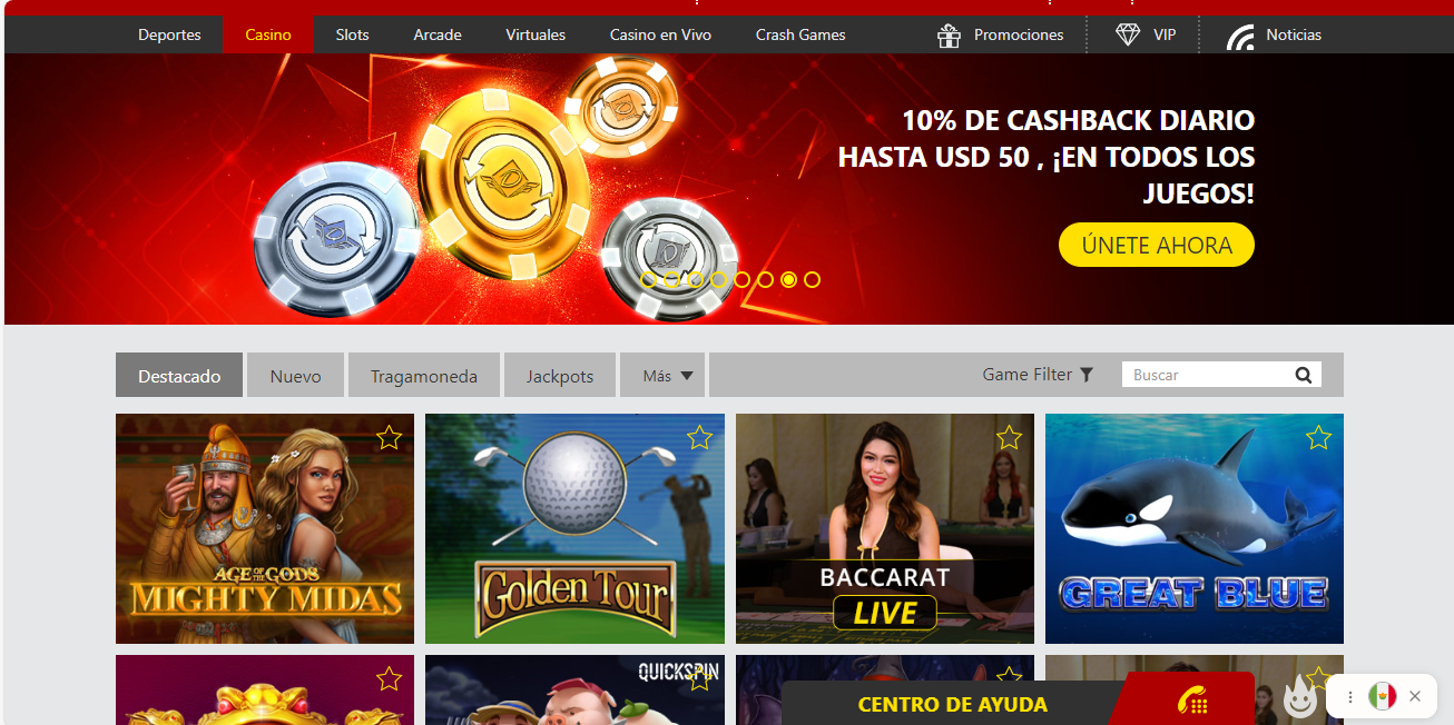Casino en la página Dafabet Dafabet Casino en Dafabet México.